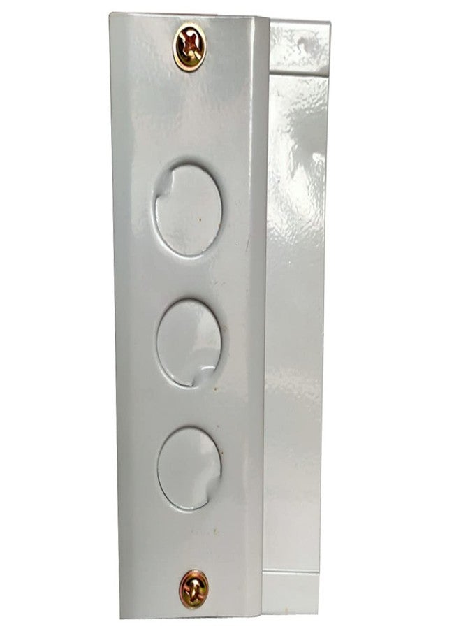 J M D GOLD JMD GOLD Db Spn 6 Way MCB Single Pole with Neutral Double Door Distribution Board (White) - Image 4